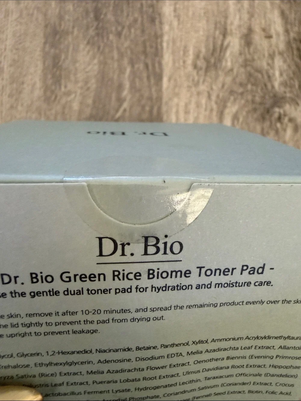 Green Rice Biome Toner Pad — Mint Green Soothing Toner Pads